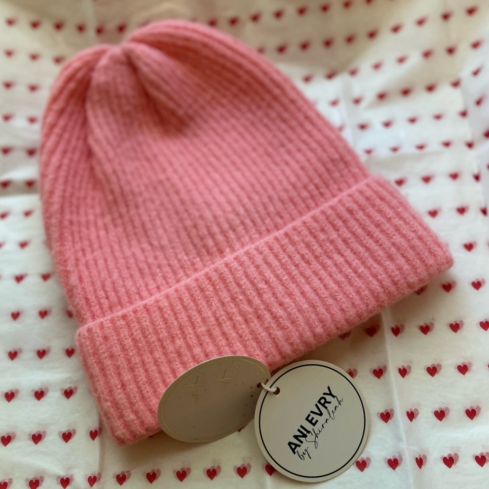 Nordstrom Soft Neon Pink Peachy Beanie by Ani Evry by Shiraleah